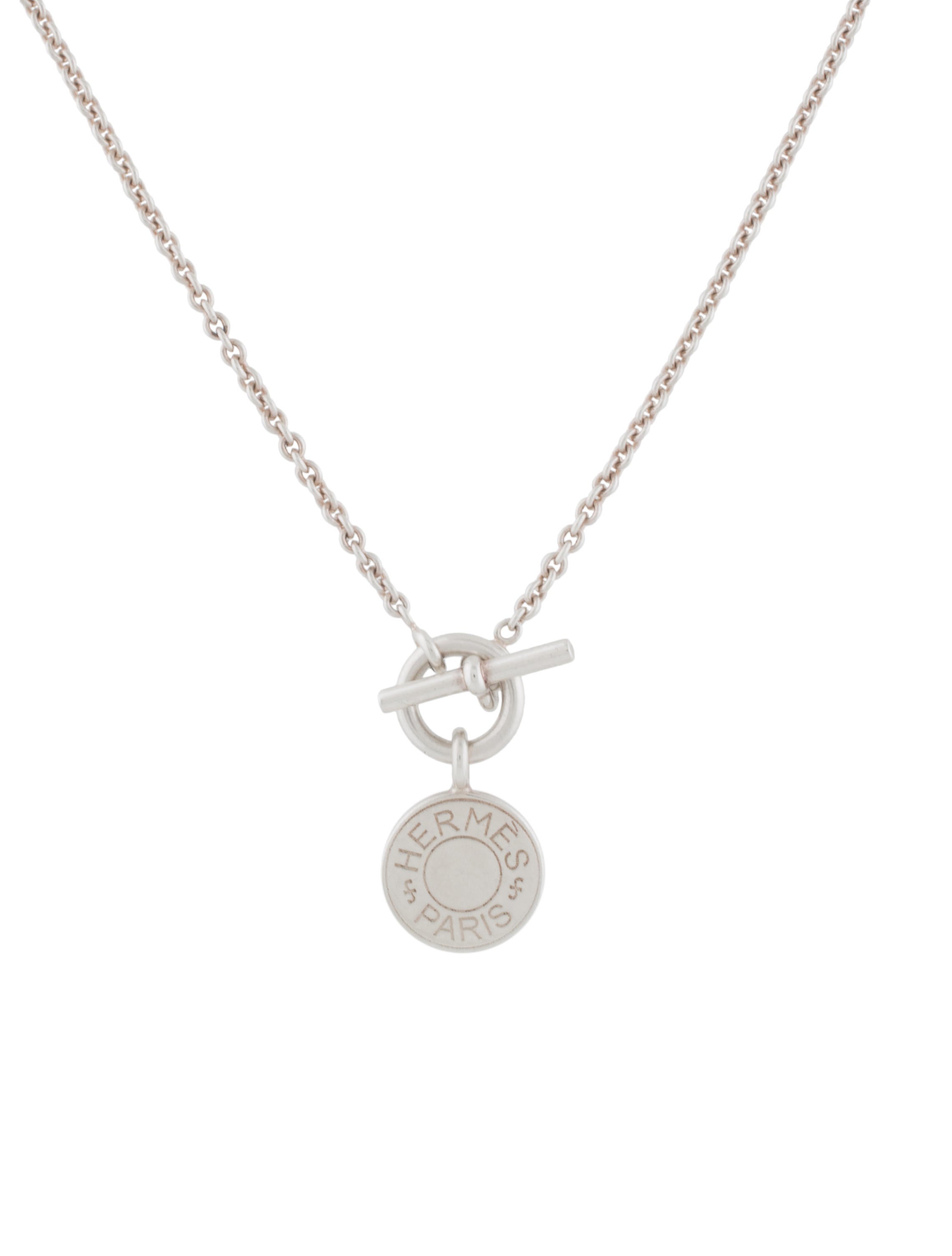 Hermès Clou de Selle Amulette Pendant Necklace