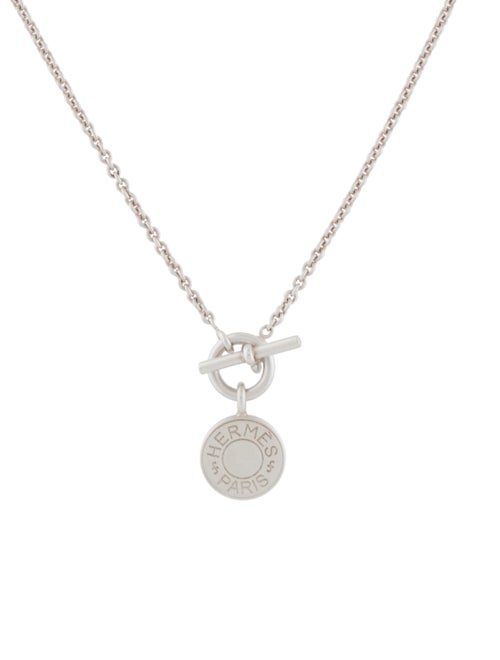 Hermès Clou de Selle Amulette Pendant Necklace