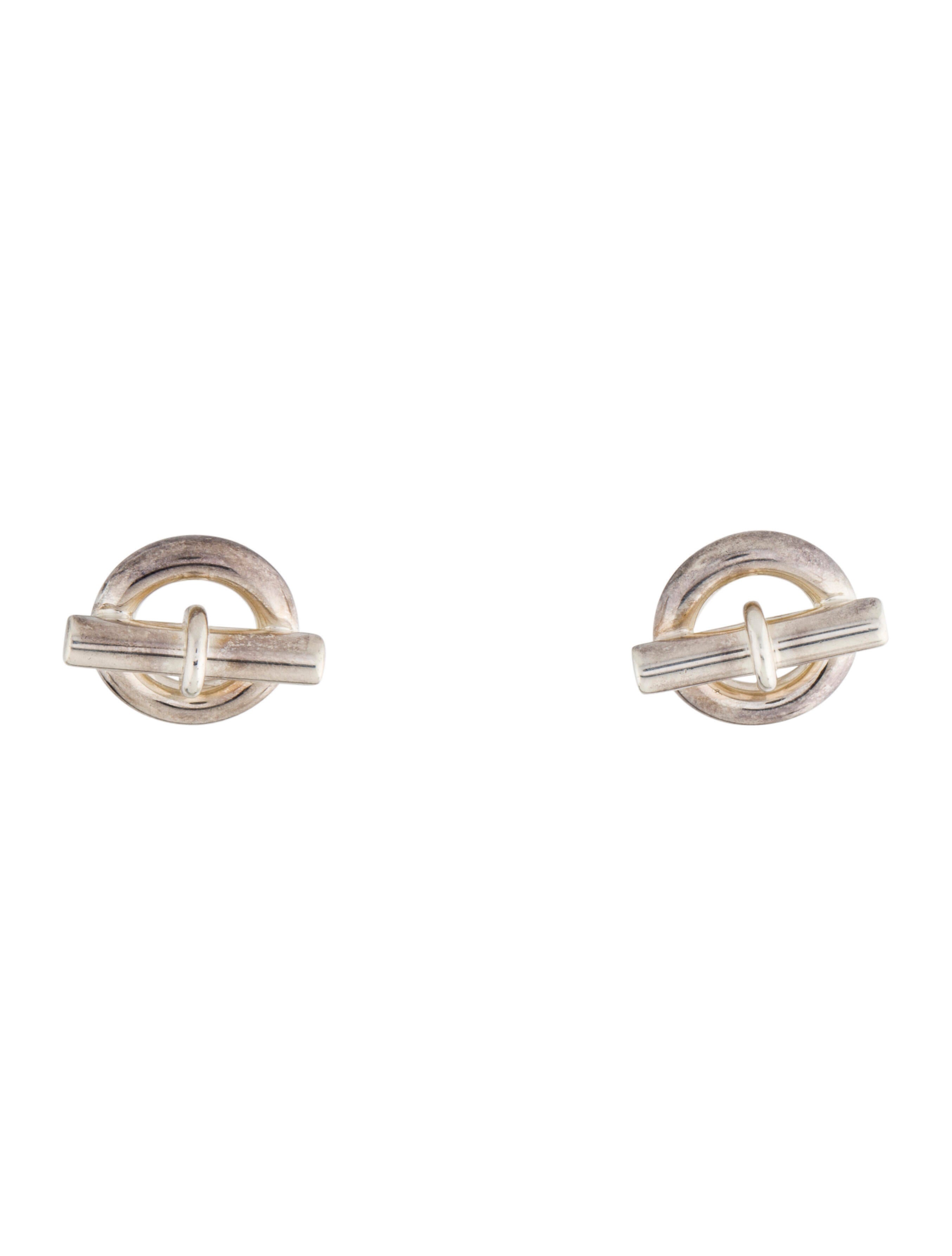Hermès Mini Chaine d'Ancre Stud Earrings Earrings HER251600 The RealReal