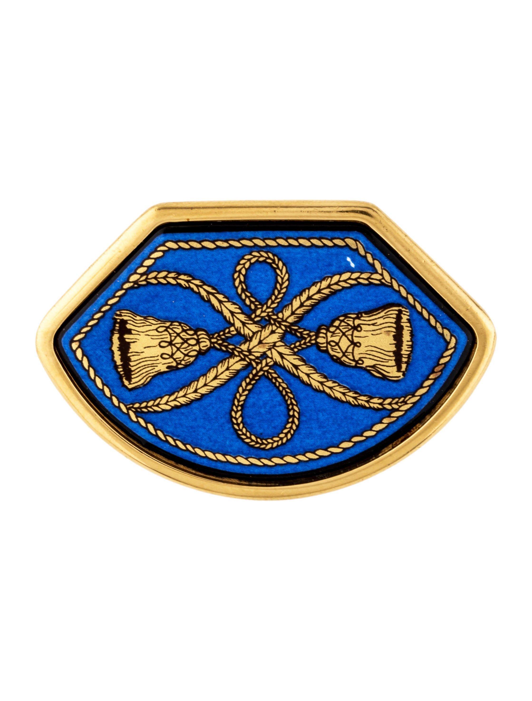 Hermès Enamel Brooch