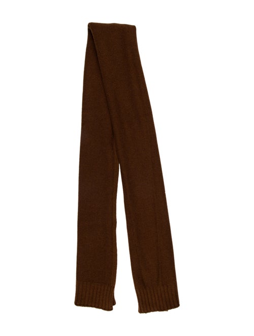 Hermès Vintage Knit Shawl Brown