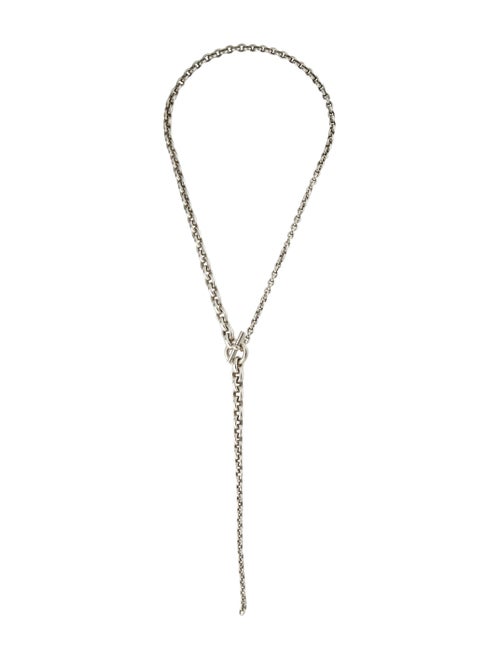 Hermès Crescendo Lavalier Necklace silver