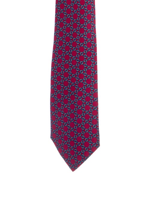 Hermès Silk Print Tie