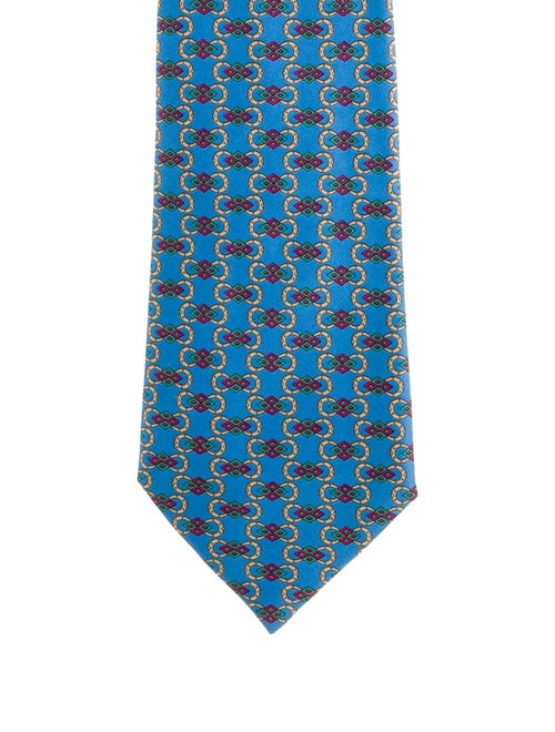Hermès Silk Horseshoe Tie