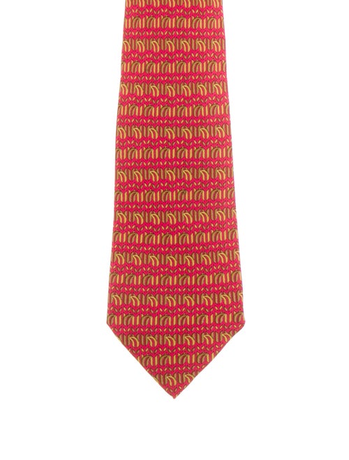Hermès Silk Abstract Tie