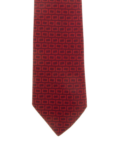 Hermès Printed Silk Tie