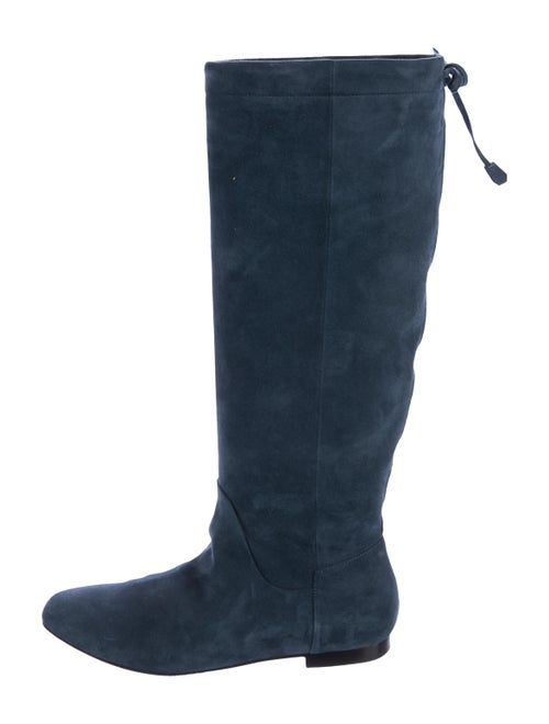 Hermès Suede Knee-High Boots