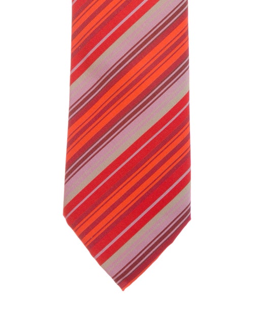 Hermès Silk Printed Tie multicolor