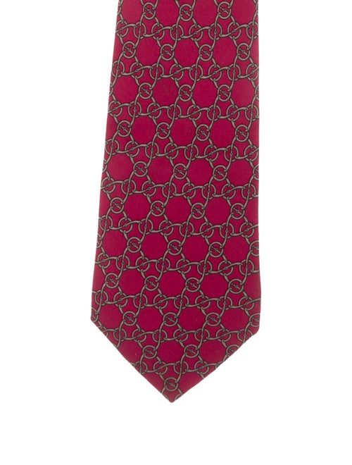 Hermès Printed Silk Tie multicolor
