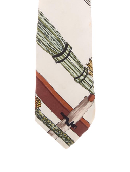 Hermès Silk Twill Tie multicolor