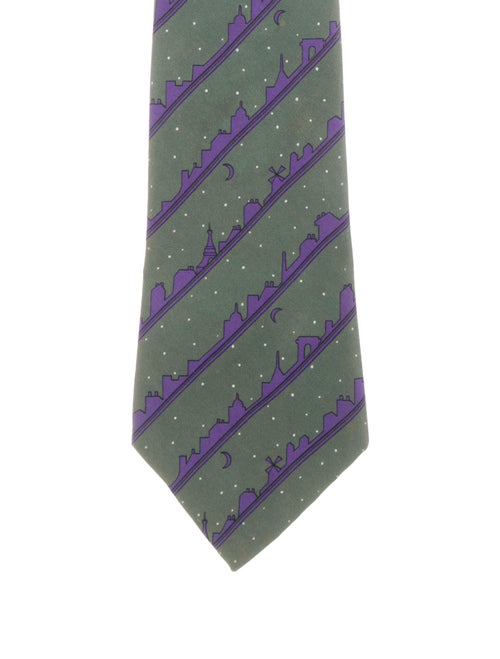 Hermès Silk Twill Tie multicolor