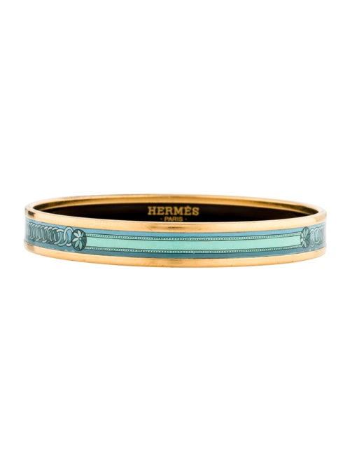 Hermès Enamel Bangle yellow