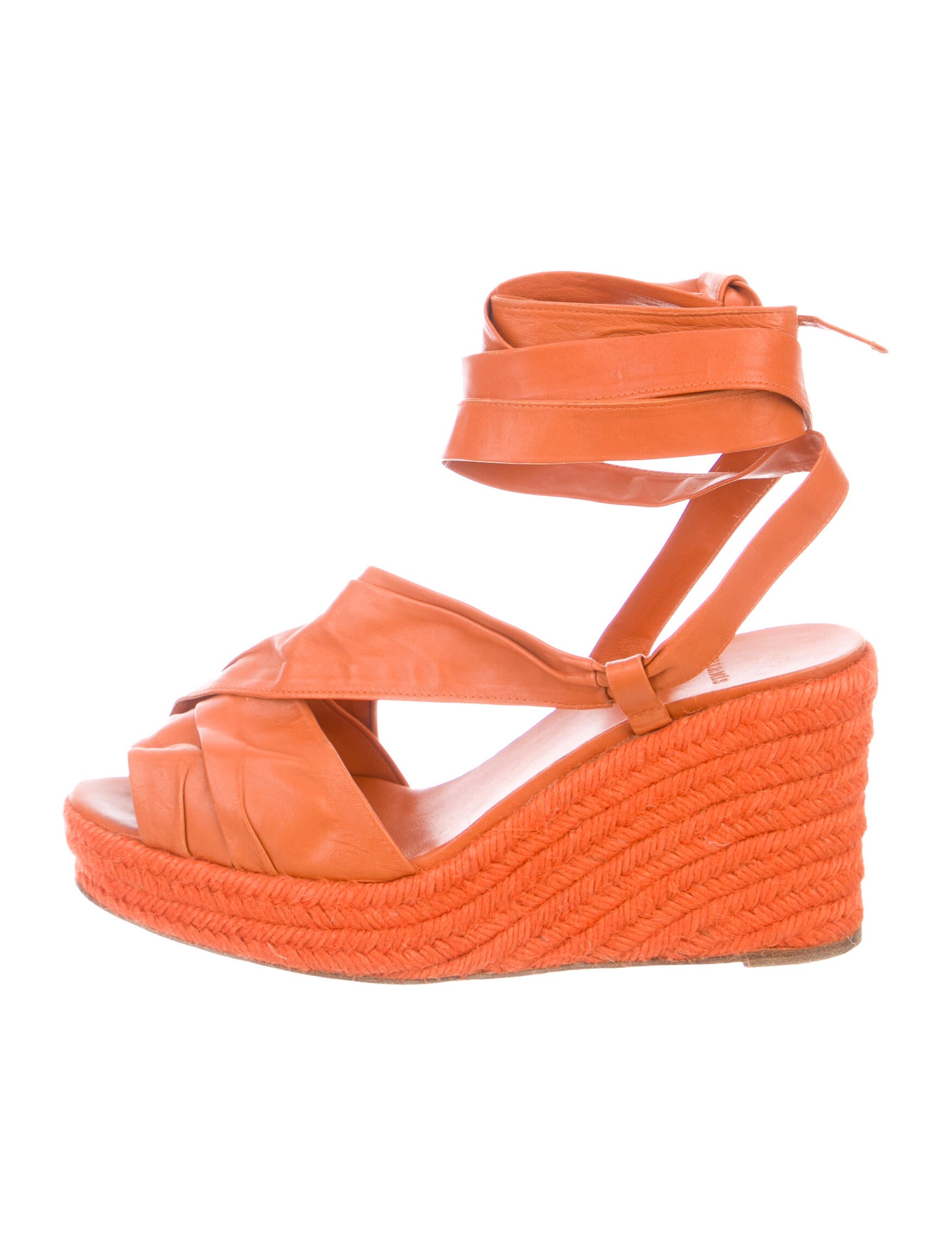 HermÃ¨s Leather Espadrilles - Shoes - HER262966 | The RealReal