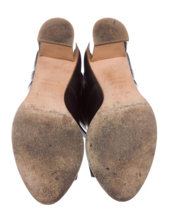 Hermès Leather Peep-Toe Boots