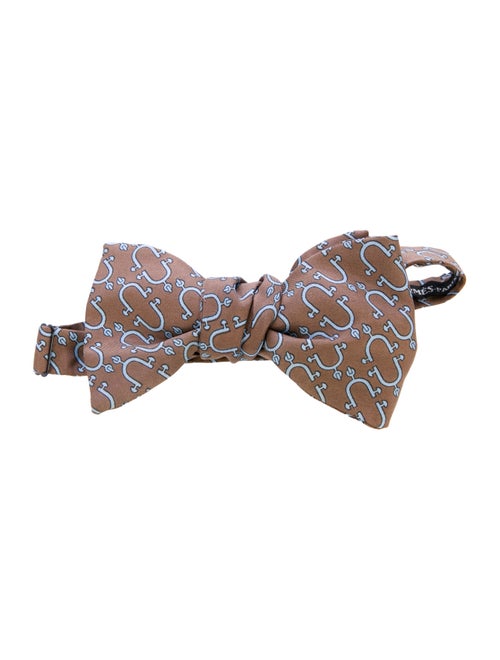 Hermès Silk Bow Tie brown