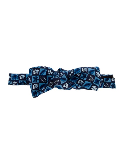 Hermès Silk Bow Tie blue