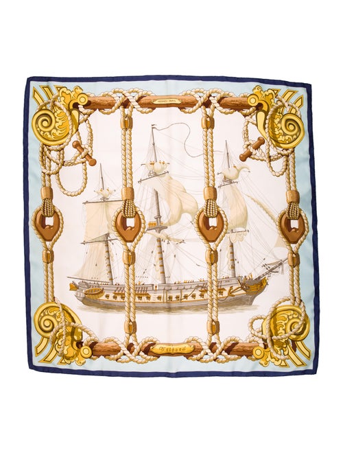 Hermès Tribord Silk Scarf multicolor