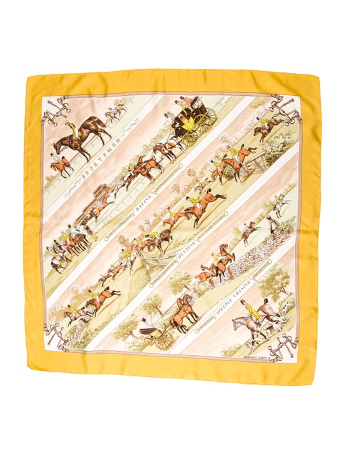 Hermès Sportsmen Silk Scarf multicolor