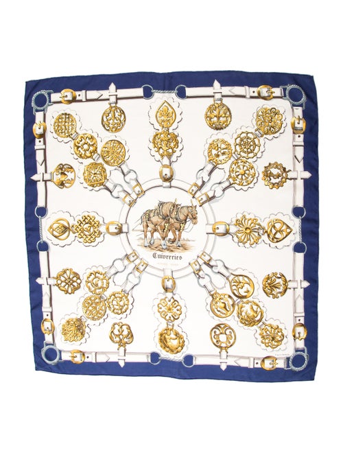 Hermès Cuivreries Silk Scarf multicolor