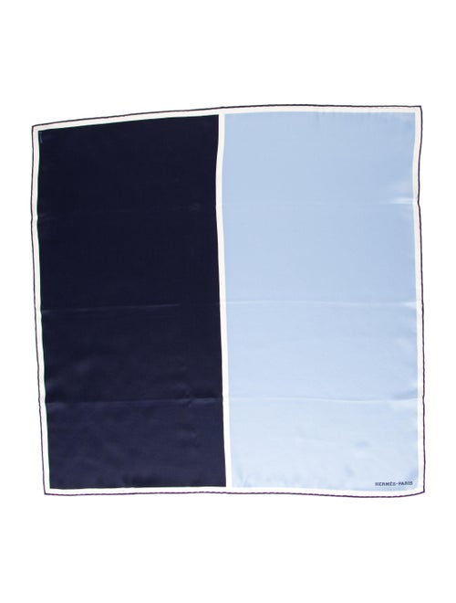 Hermès Colorblock Silk Scarf multicolor