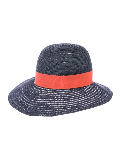 Hermès Hemp Straw Hat Blue