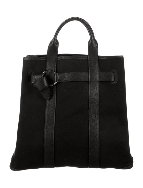 Hermès Toile Ceinture MM Noir
