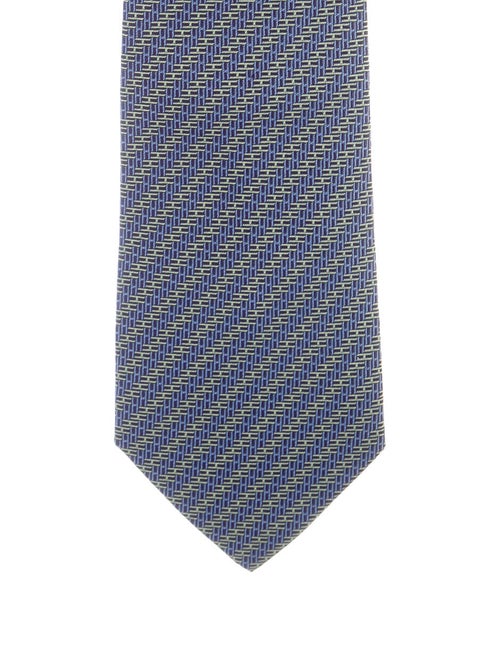 Hermès Silk Patterned Tie multicolor