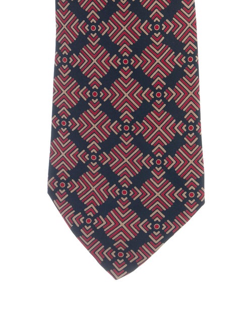 Hermès Vintage Silk Tie red