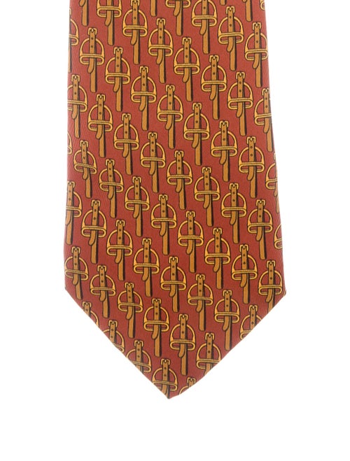 Hermès Vintage Silk Tie brown