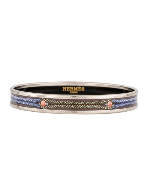 Hermès Printed Enamel Bangle