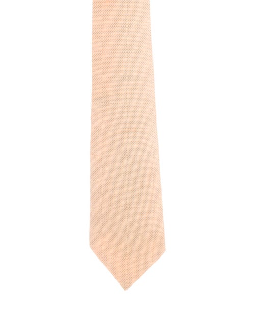 Hermès Silk Twill Tie orange