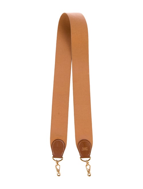 Hermès Vintage Toile Strap gold