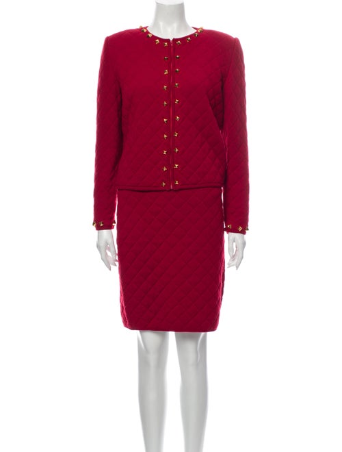 Hermès Vintage 1990's Skirt Suit Wool
