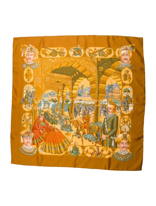 Hermès Maharajas Silk Scarf multicolor