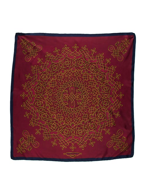 Hermès Printed Vintage Silk Scarf multicolor