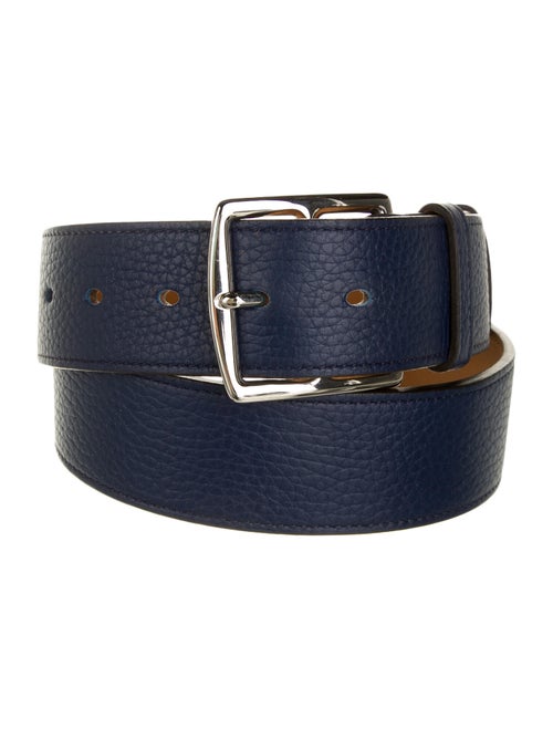 Hermès Etrivière 38Mm Belt Blue