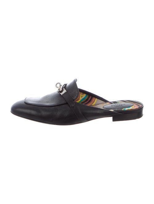 Hermès Oz Leather Mules Leather Mules Black