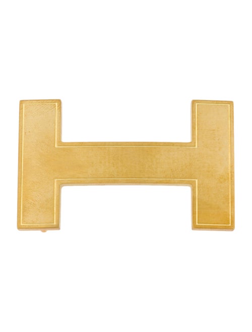 Hermès Quizz H Belt Buckle gold