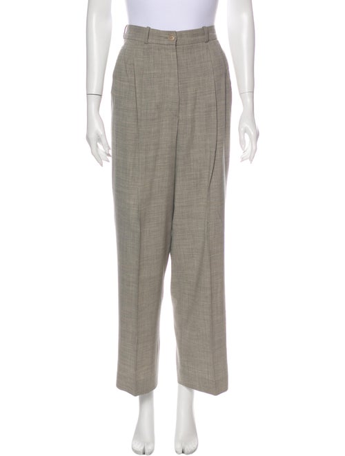 Hermès Wool Wide Leg Pants Wool