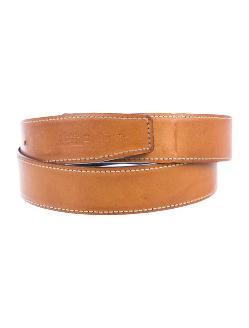 Hermès Chamonix Reversible 32Mm Belt Natural