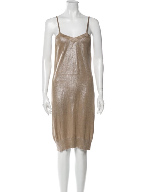 Hermès Silk Midi Length Dress
