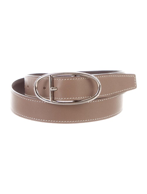 Hermès Reversible 24mm Belt Kit Chocolat