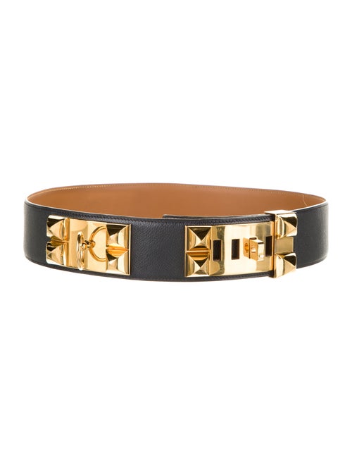 Hermès Vintage Collier de Chien Belt Black