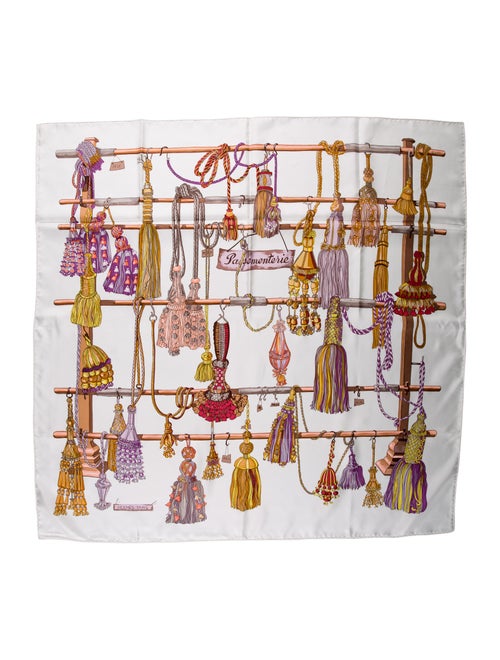 Hermès Passementerie Silk Scarf multicolor