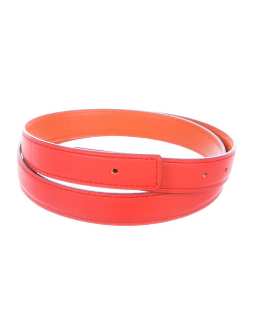 Hermès Reversible 24Mm Belt Strap Rouge