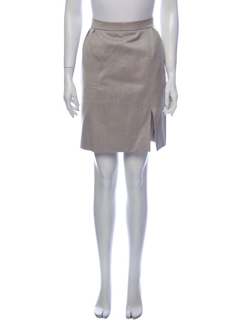 Hermès Vintage Knee-Length Skirt Wool