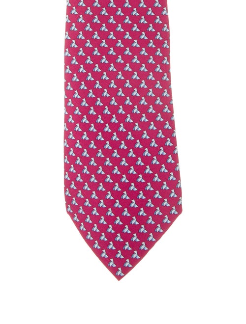 Hermès SIlk Abstract Tie multicolor