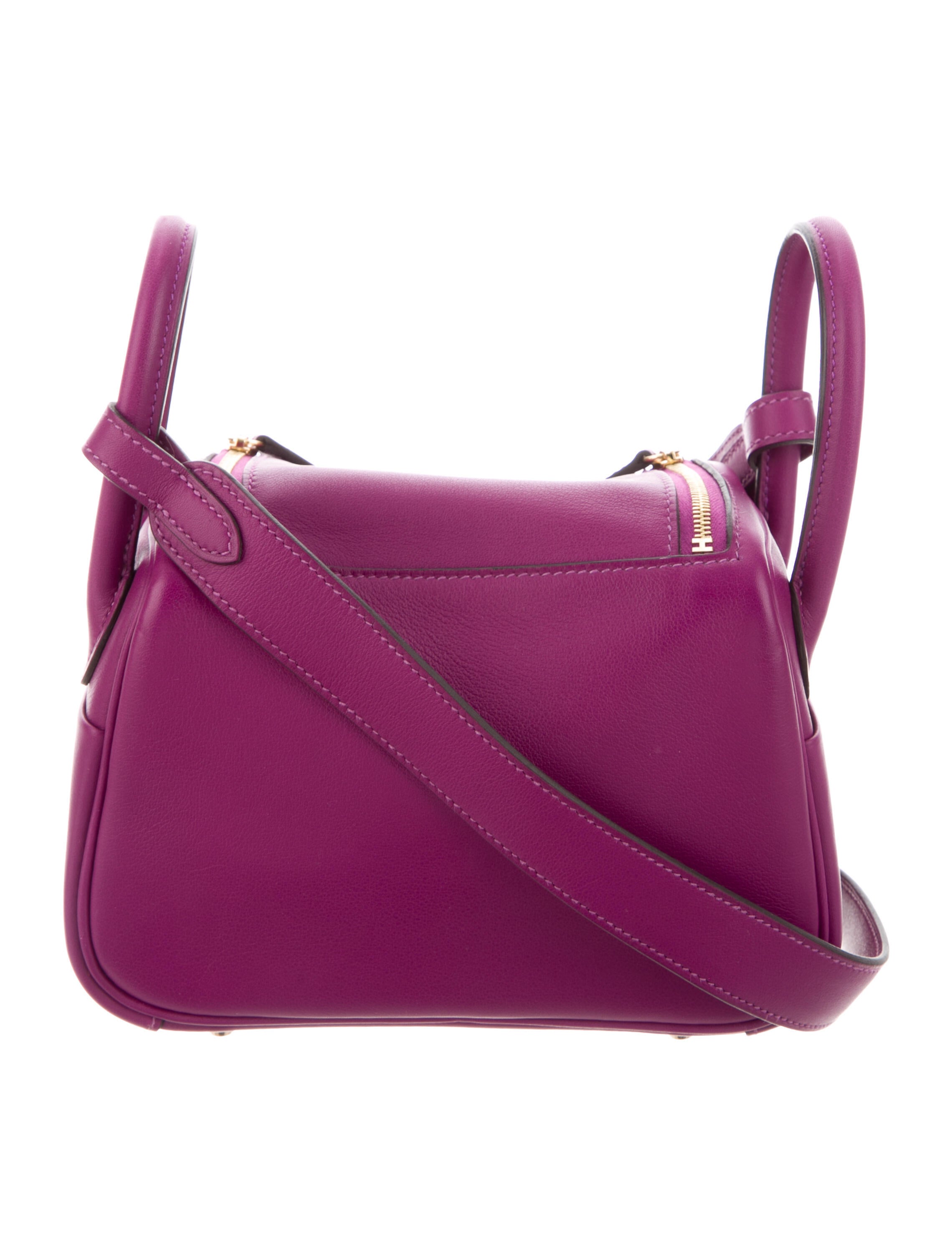 HermÃ¨s 2020 Swift Mini Lindy 20 - Purple Shoulder Bags, Handbags - HER284649 | The RealReal