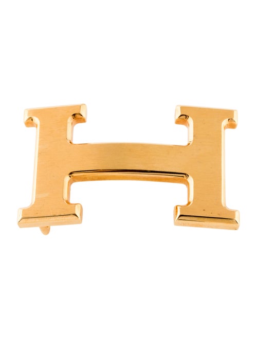 Hermès 32mm H Belt Buckle gold