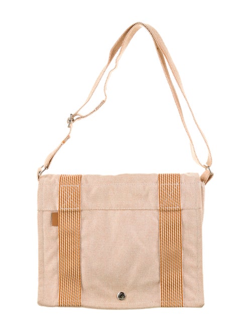 Hermès Toile Herline Messenger orange